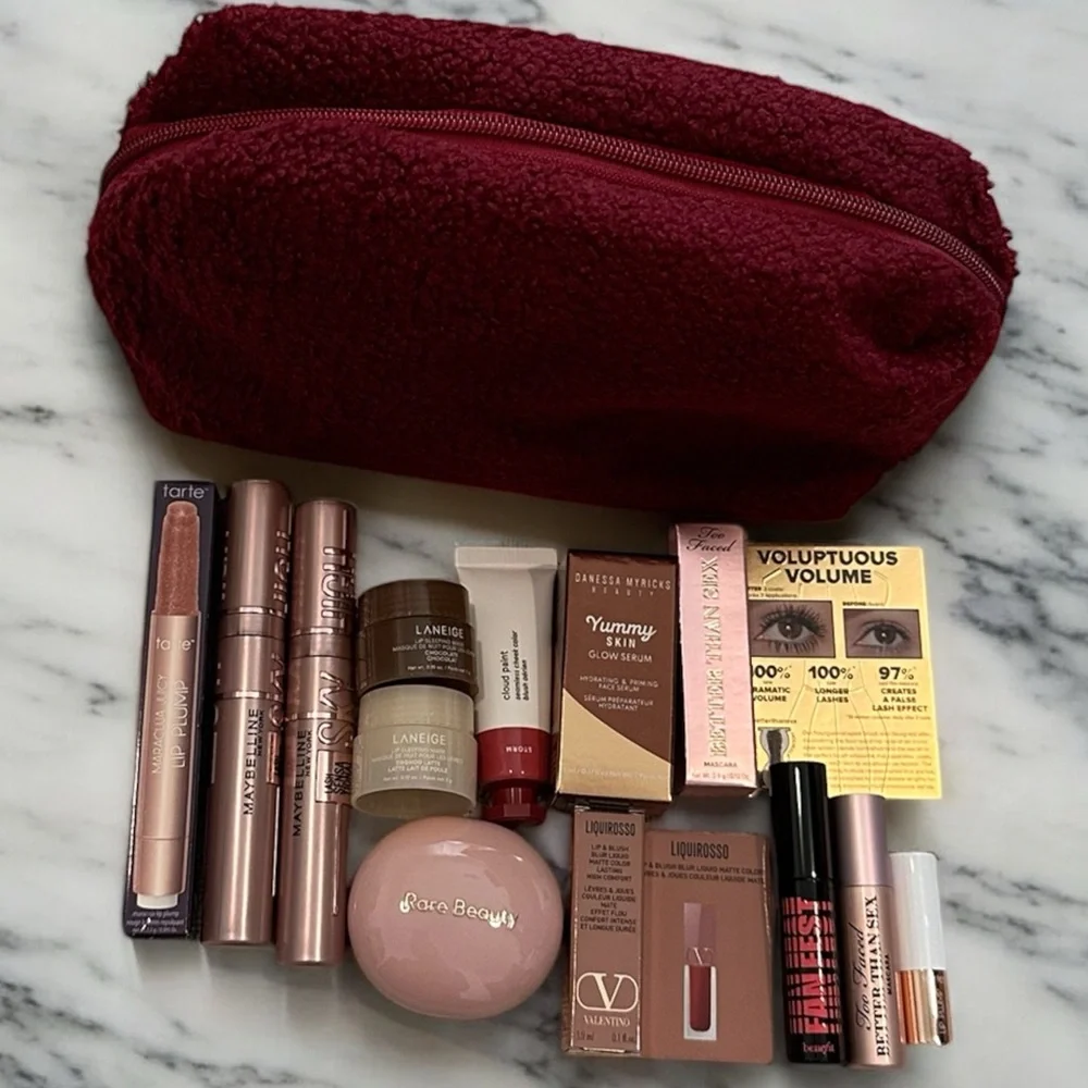 NEW Makeup Lot Tarte Too Faced Danessa Myricks Valentino Mascara Lip Eye Gift